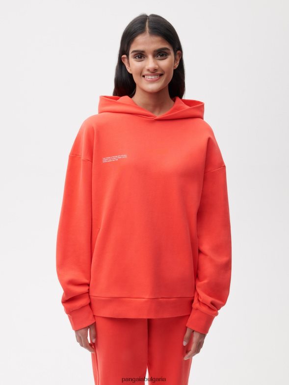 365 качулка Жени B6HPP040 червен драконов плод Pangaia дрехи