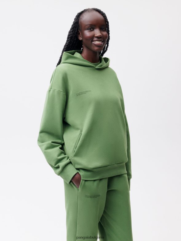 365 качулка - лешник усилвател Жени B6HPP05 стъбло зелено Pangaia дрехи