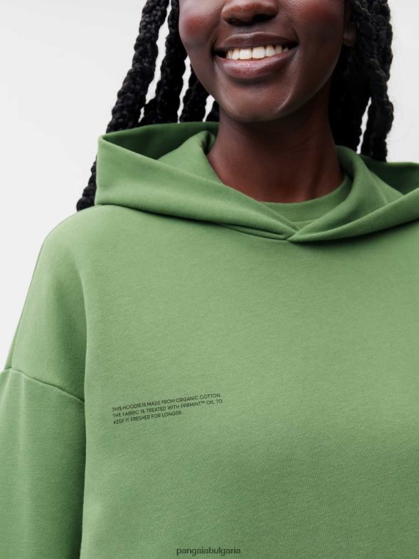 365 качулка - лешник усилвател Жени B6HPP05 стъбло зелено Pangaia дрехи