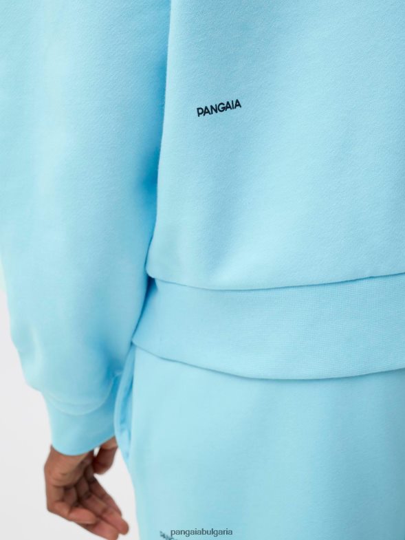 суичър с подпис Жени B6HPP047 небесно синьо Pangaia дрехи