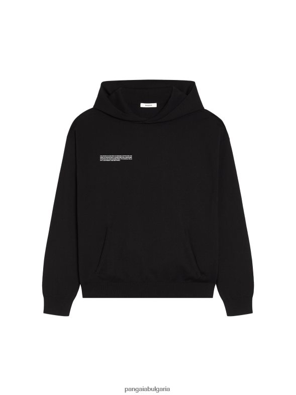 качулка от органичен памук Жени B6HPP053 черен Pangaia дрехи