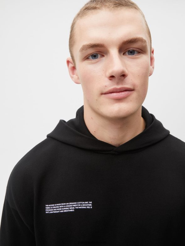 качулка от органичен памук Жени B6HPP053 черен Pangaia дрехи