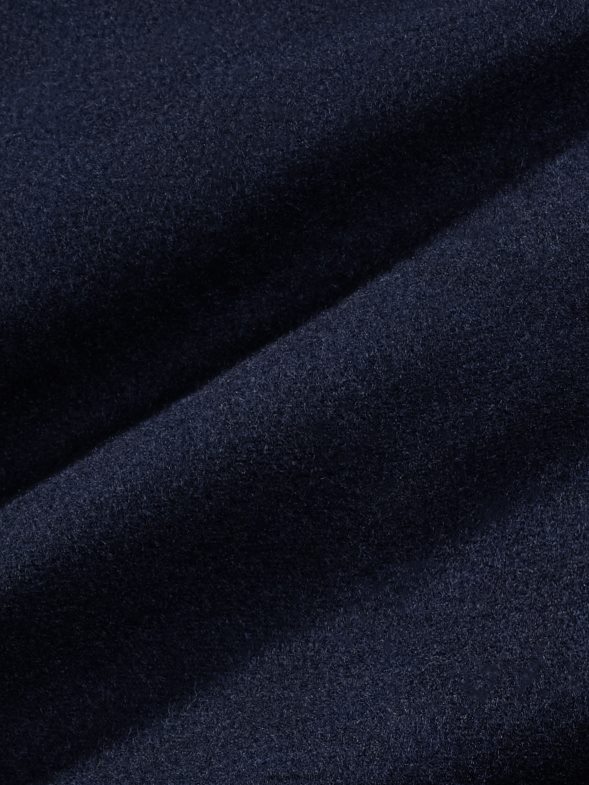 качулка от трико от рециклирана вълна - тъмно синьо Жени B6HPP060 тъмносин Pangaia дрехи