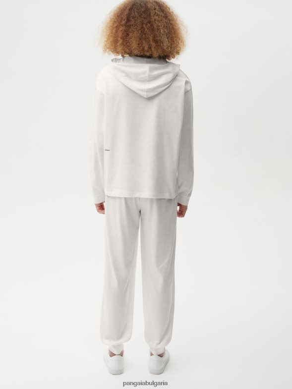 горнище от органичен памук с c-влакно Жени B6HPP0509 почти бял Pangaia дрехи