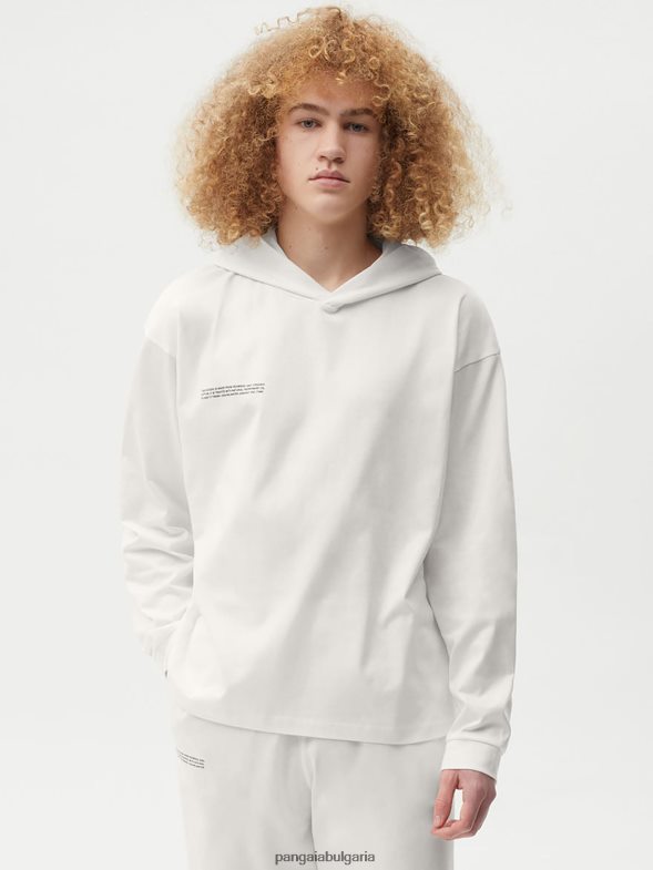 горнище от органичен памук с c-влакно Жени B6HPP0509 почти бял Pangaia дрехи