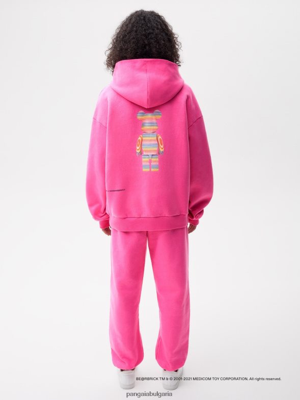 x haroshi be@rbrick качулка от рециклиран памук Жени B6HPP072 фламинго розово Pangaia дрехи