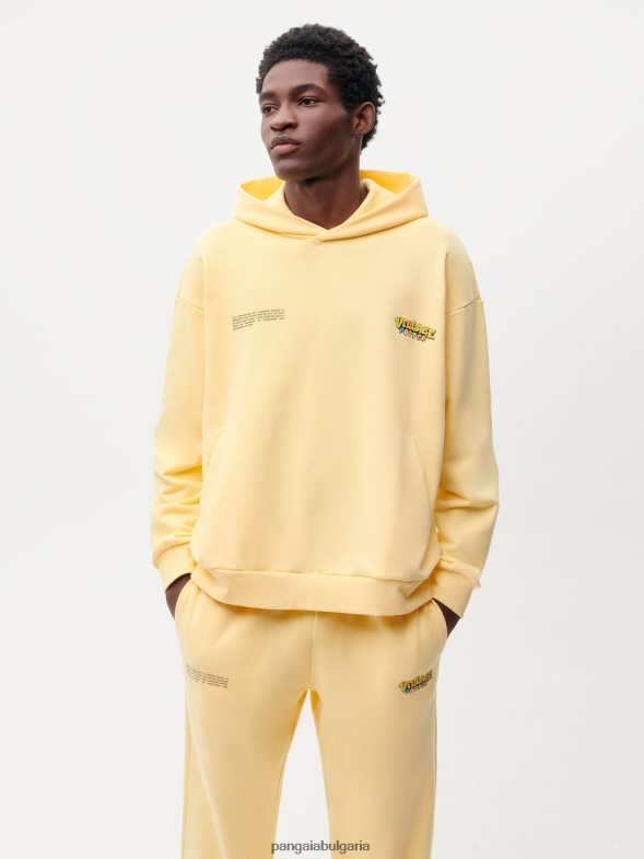 x roberto lugo 365 качулка Жени B6HPP058 лютиче жълто Pangaia дрехи