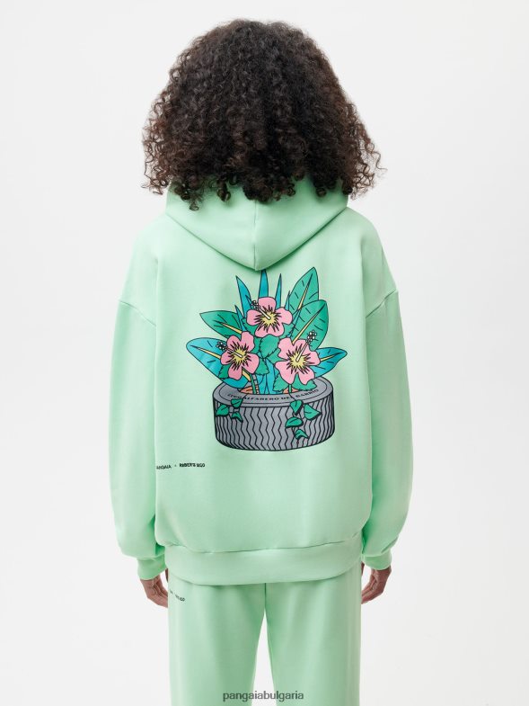 x roberto lugo 365 качулка Жени B6HPP061 лагуново синьо Pangaia дрехи