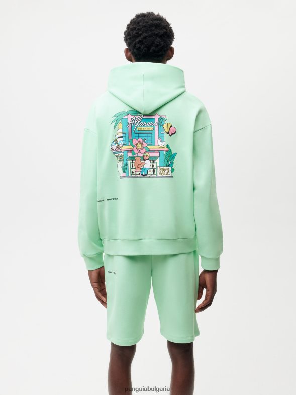 x roberto lugo 365 качулка Жени B6HPP068 лагуново синьо Pangaia дрехи