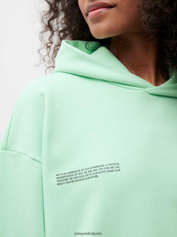 x roberto lugo 365 качулка Жени B6HPP068 лагуново синьо Pangaia дрехи