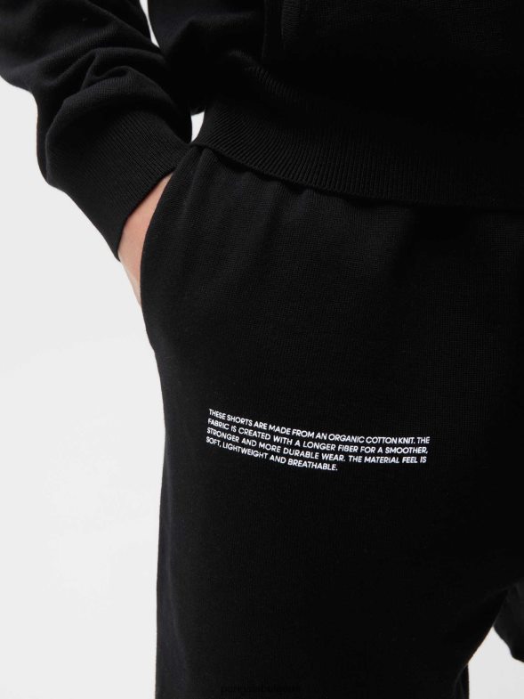 къси панталони от органичен памук Жени B6HPP0226 черен Pangaia дрехи