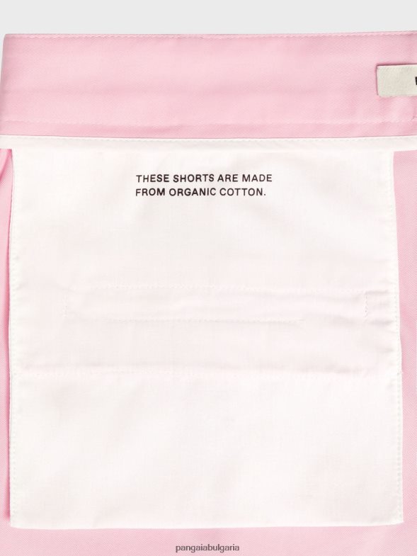 къси панталони от органичен памук Жени B6HPP0234 сакура розово Pangaia дрехи