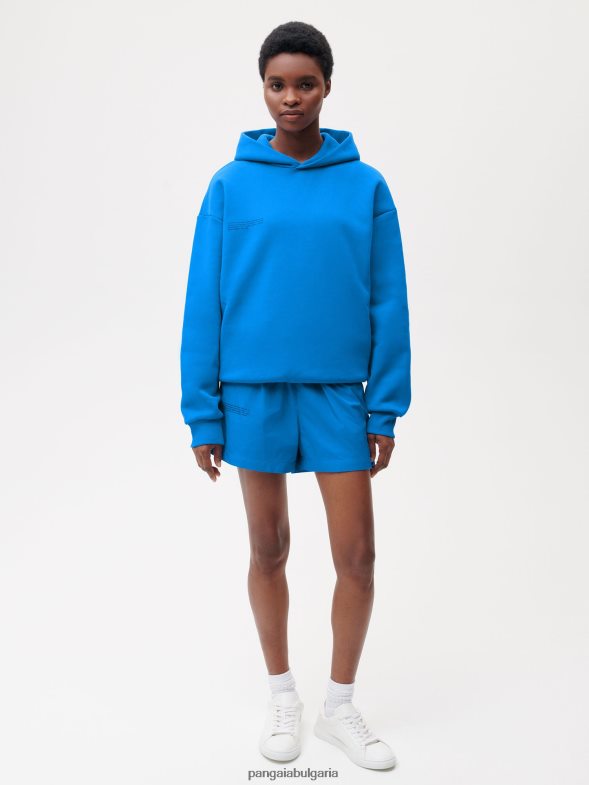 шорти от рециклиран найлон Жени B6HPP0240 лазурно синьо Pangaia дрехи