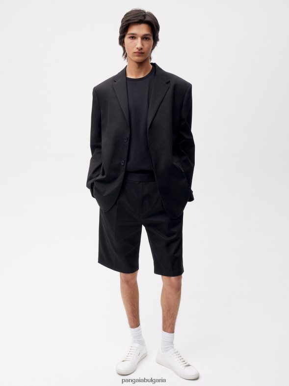 къси панталони от органичен памук Жени B6HPP0263 черен Pangaia дрехи