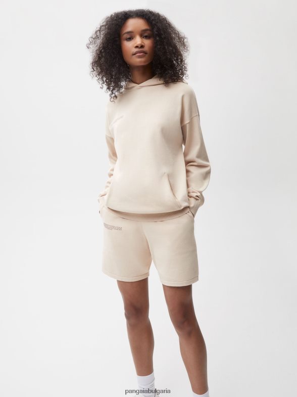 къси панталони от органичен памук Жени B6HPP0269 пясък Pangaia дрехи