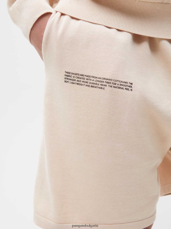 къси панталони от органичен памук Жени B6HPP0269 пясък Pangaia дрехи