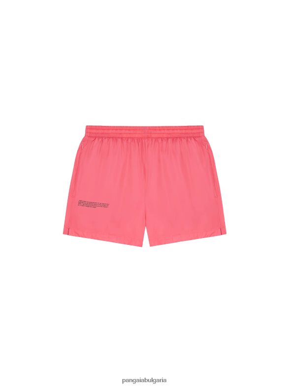 найлонови шорти с подобрено разграждане Жени B6HPP0276 лотосово розово Pangaia дрехи