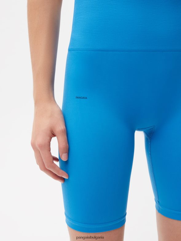 шорти за движение Жени B6HPP0287 лазурно синьо Pangaia дрехи