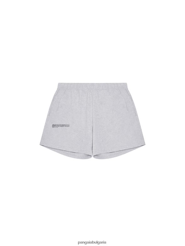 широки къси панталони от органичен памук с c-влакна Жени B6HPP0275 сив мергел Pangaia дрехи