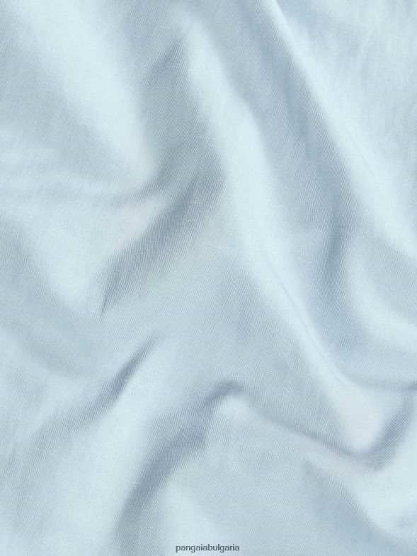 карго панталони от смес от органичен памук Жени B6HPP0317 бебешко синьо Pangaia дрехи