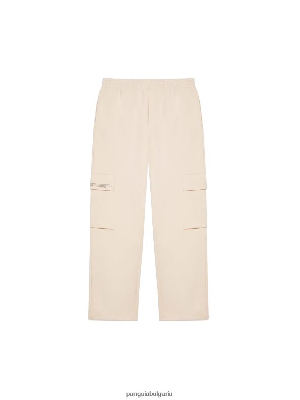 карго панталони от рециклирано памучно трико Жени B6HPP0320 пясък Pangaia дрехи
