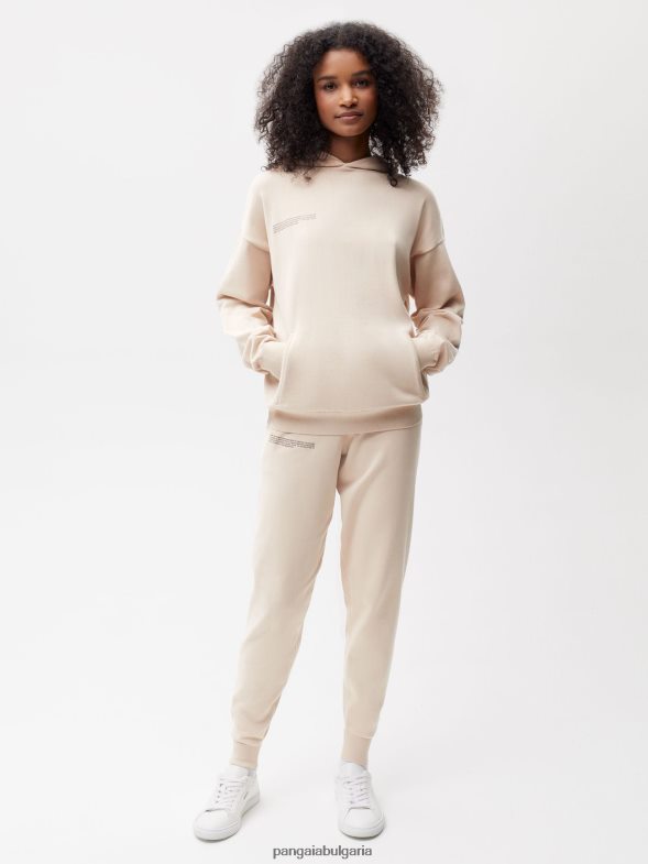 трикотажни панталони от органичен памук Жени B6HPP0326 пясък Pangaia дрехи