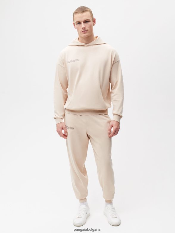 трикотажни панталони от органичен памук Жени B6HPP0326 пясък Pangaia дрехи