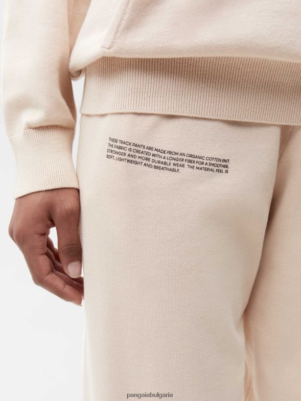 трикотажни панталони от органичен памук Жени B6HPP0326 пясък Pangaia дрехи