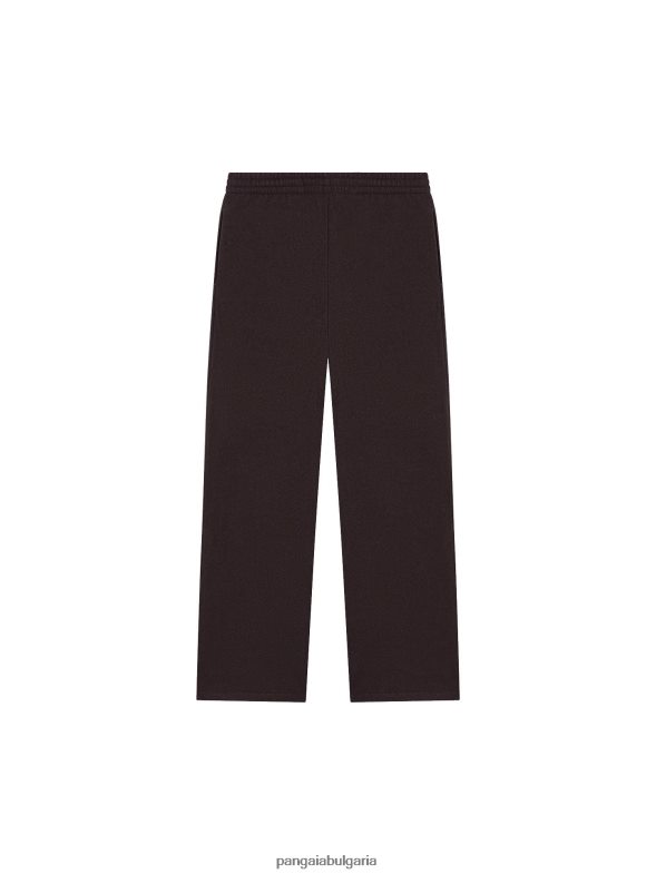 широки спортни панталони от рециклирано вълнено трико Жени B6HPP0327 кестеняво кафяво Pangaia дрехи