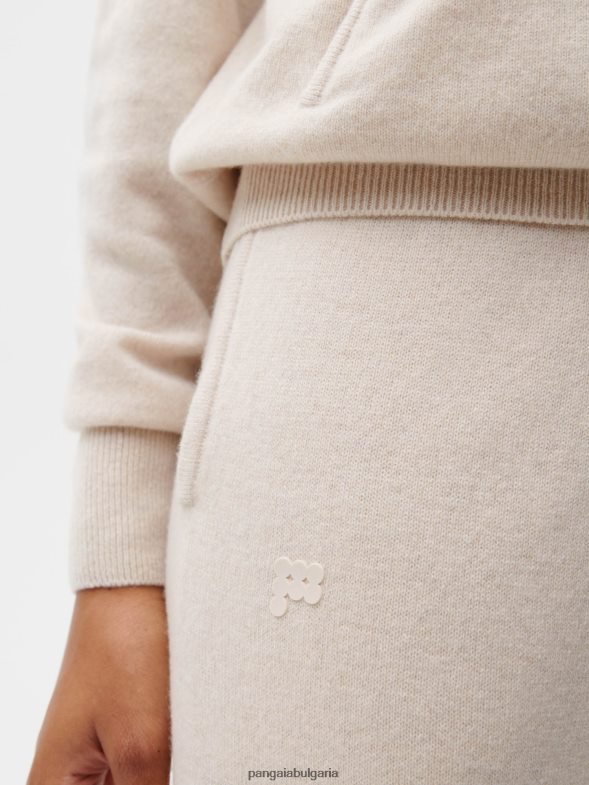 панталони от рециклиран кашмир Жени B6HPP0328 овесена каша Pangaia дрехи