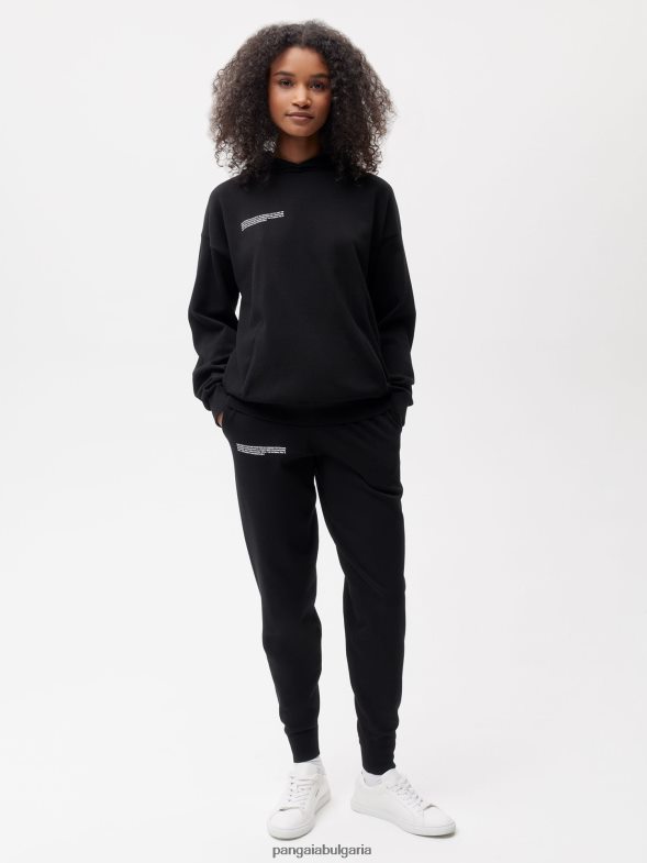 трикотажни панталони от органичен памук Жени B6HPP0336 черен Pangaia дрехи