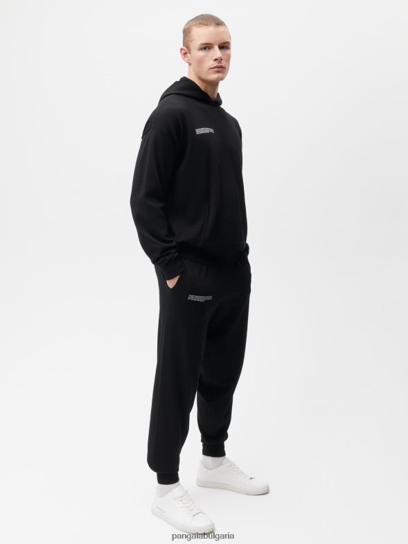 трикотажни панталони от органичен памук Жени B6HPP0336 черен Pangaia дрехи