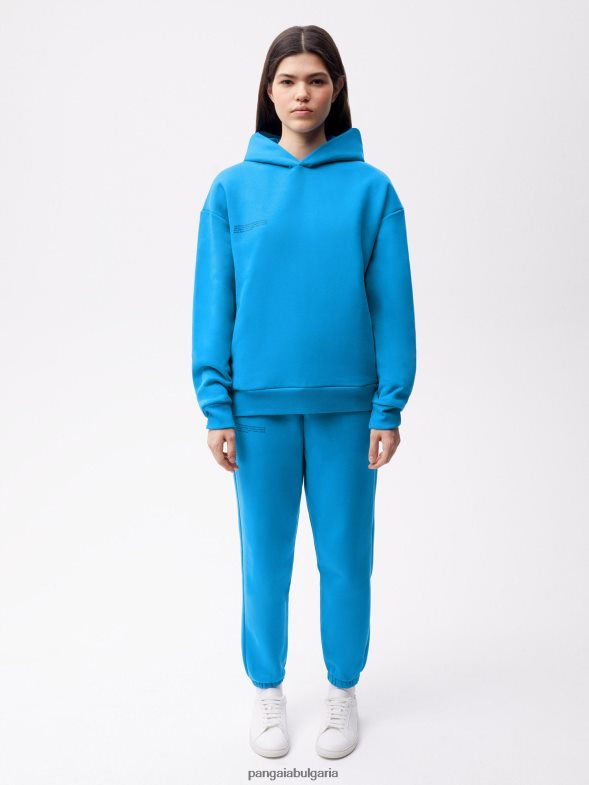 фирмени спортни панталони Жени B6HPP0339 лазурно синьо Pangaia дрехи