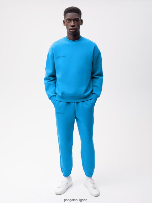 фирмени спортни панталони Жени B6HPP0339 лазурно синьо Pangaia дрехи