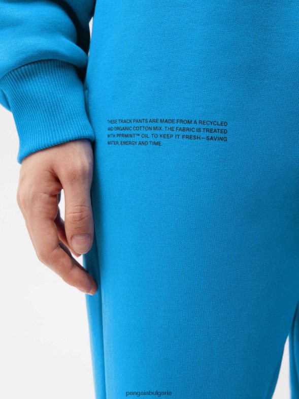 фирмени спортни панталони Жени B6HPP0339 лазурно синьо Pangaia дрехи