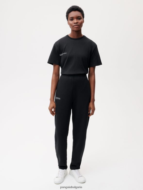 заужени спортни панталони от рециклиран памук Жени B6HPP0345 черен Pangaia дрехи