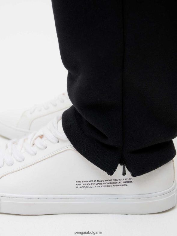 заужени спортни панталони от рециклиран памук Жени B6HPP0345 черен Pangaia дрехи