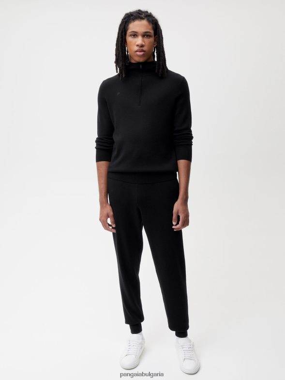 панталони от мериносова вълна Жени B6HPP0360 черен Pangaia дрехи