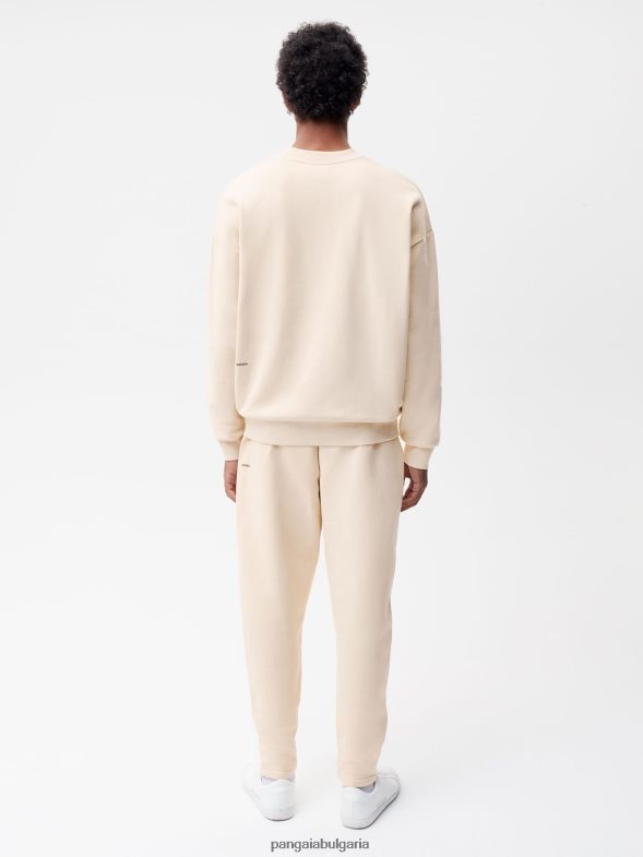 заужени спортни панталони от рециклиран памук Жени B6HPP0361 пясък Pangaia дрехи