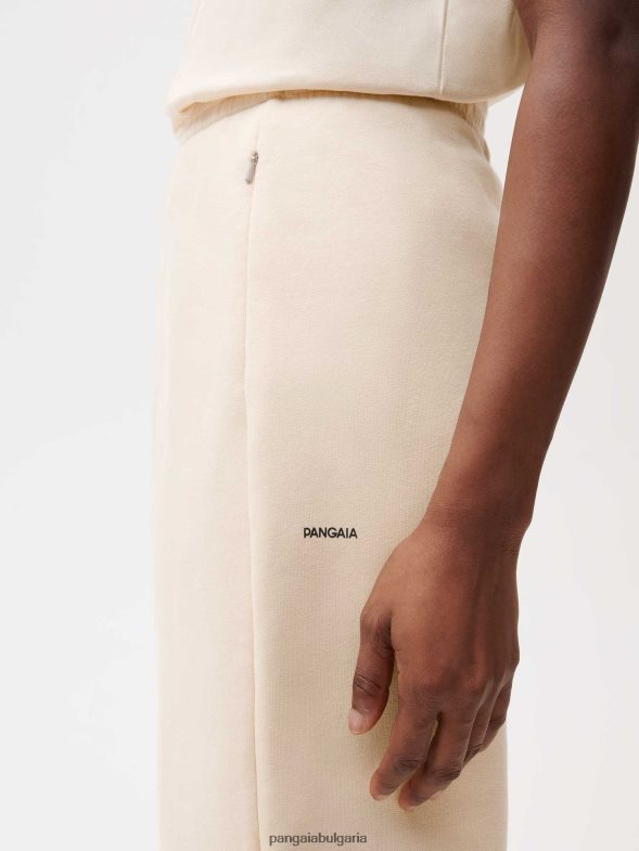 заужени спортни панталони от рециклиран памук Жени B6HPP0361 пясък Pangaia дрехи