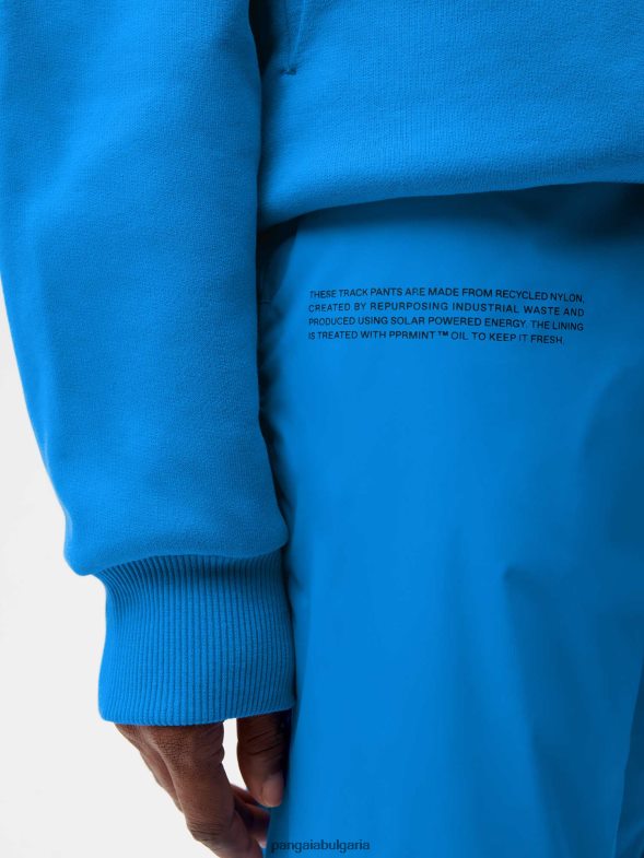 спортни панталони от рециклиран найлон Жени B6HPP0364 лазурно синьо Pangaia дрехи