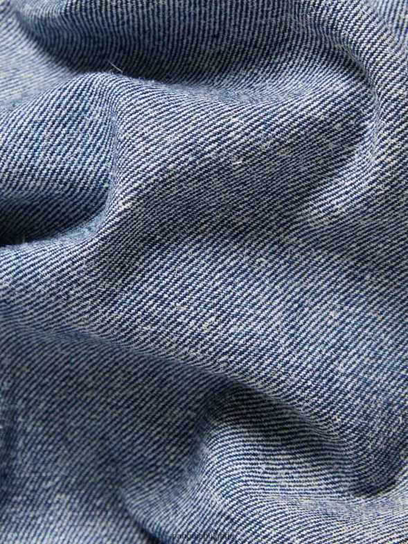 коприва деним дънки с висока талия Жени B6HPP0373 средно измиване Pangaia дрехи