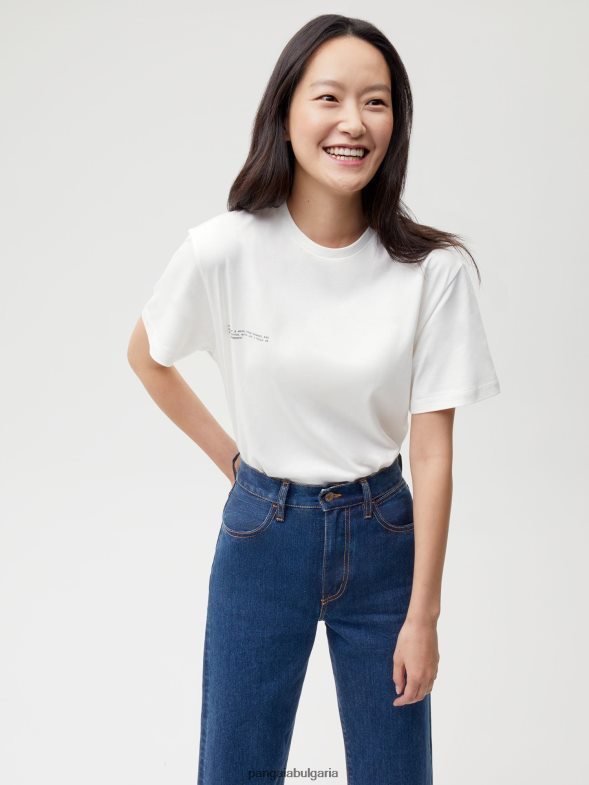 коприва деним дънки с висока талия Жени B6HPP0373 средно измиване Pangaia дрехи