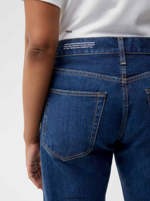 дънки с прав крачол от коприва Жени B6HPP0381 средно измиване Pangaia дрехи