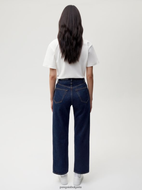 коприва деним дънки с висока талия Жени B6HPP0383 изплакване измиване Pangaia дрехи