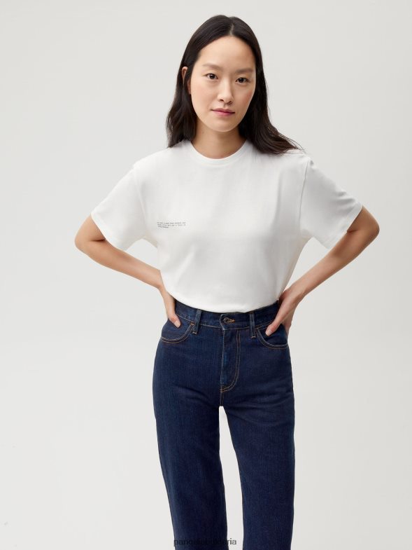 коприва деним дънки с висока талия Жени B6HPP0383 изплакване измиване Pangaia дрехи