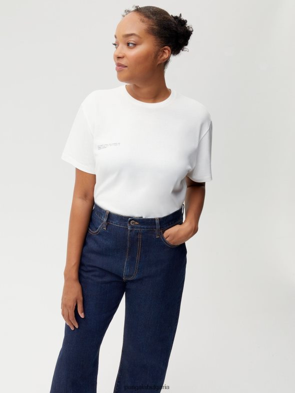 коприва деним дънки с висока талия Жени B6HPP0383 изплакване измиване Pangaia дрехи