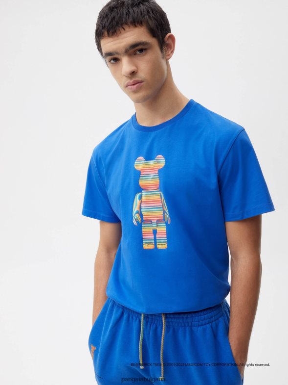 x haroshi be@rbrick панталони от рециклиран памук Жени B6HPP0370 кобалтово синьо Pangaia дрехи