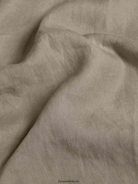 ленена риза с къс ръкав от алое Жени B6HPP0396 гъба Pangaia дрехи