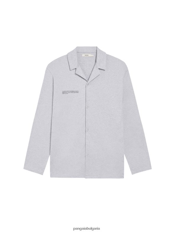 пижама от органичен памук с c-fiber Жени B6HPP0426 сив мергел Pangaia дрехи